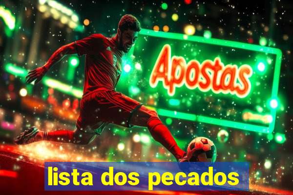 lista dos pecados